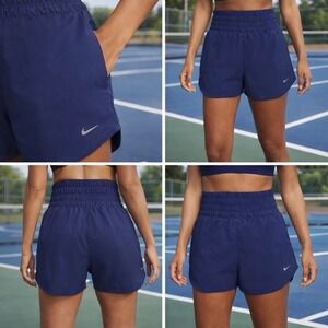 NWT NIKE WOMENS ONE DRI-FIT ULTRA HIGH-RISE 3" BRIEF-LINED SHORTS